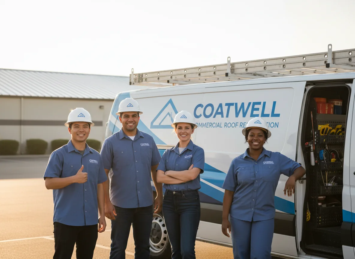 Commercial roof coating company in Walnut Creek, OH